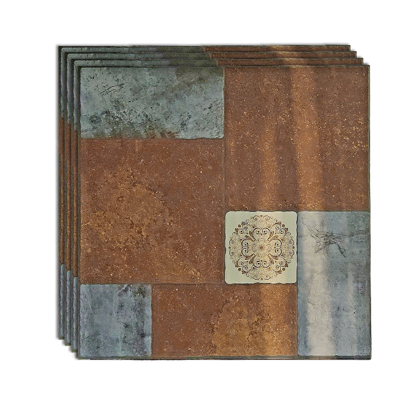 Carrelage de sol carré à bord droit, carrelage de sol vintage singulier pour sol extérieur