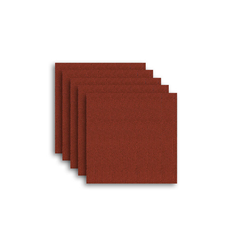 Carpet Tile Fade Resistant Non-Skid Solid Color Loose Lay Carpet Tiles Living Room
