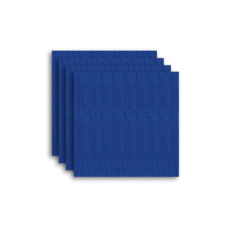 Carpet Tile Fade Resistant Non-Skid Solid Color Loose Lay Carpet Tiles Living Room