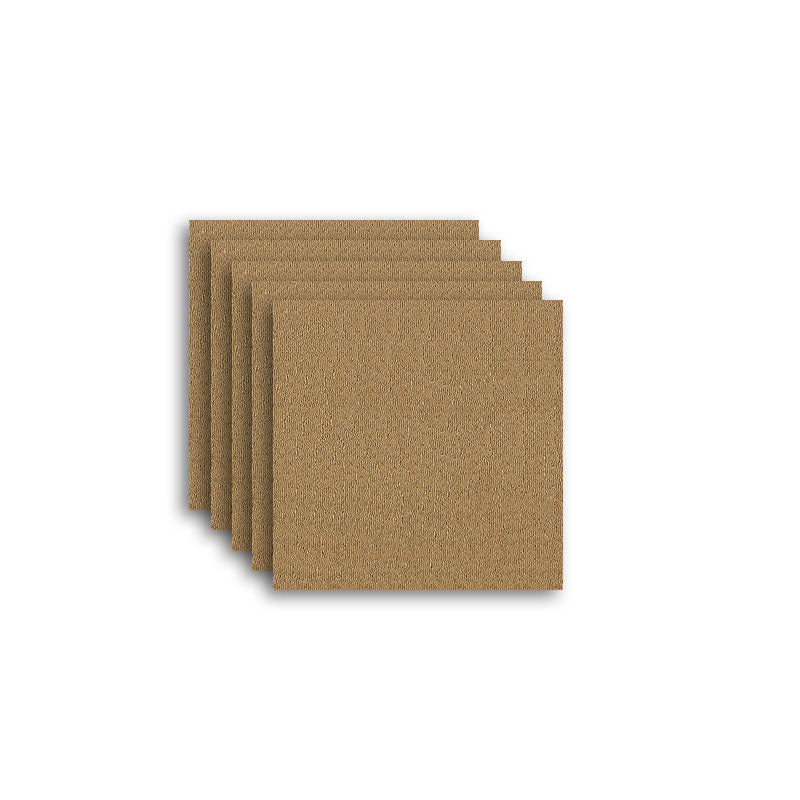 Carpet Tile Fade Resistant Non-Skid Solid Color Loose Lay Carpet Tiles Living Room