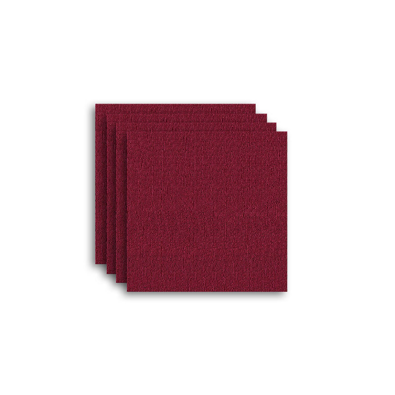Carpet Tile Fade Resistant Non-Skid Solid Color Loose Lay Carpet Tiles Living Room