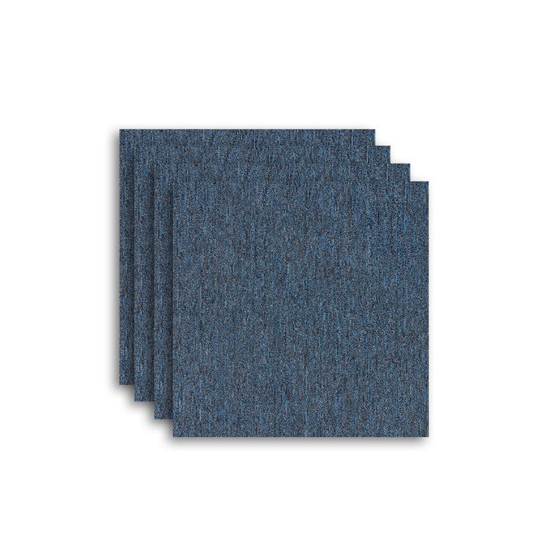 Carpet Tile Fade Resistant Non-Skid Solid Color Loose Lay Carpet Tiles Living Room