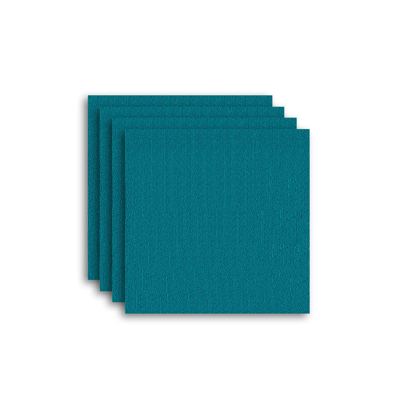 Carpet Tile Fade Resistant Non-Skid Solid Color Loose Lay Carpet Tiles Living Room