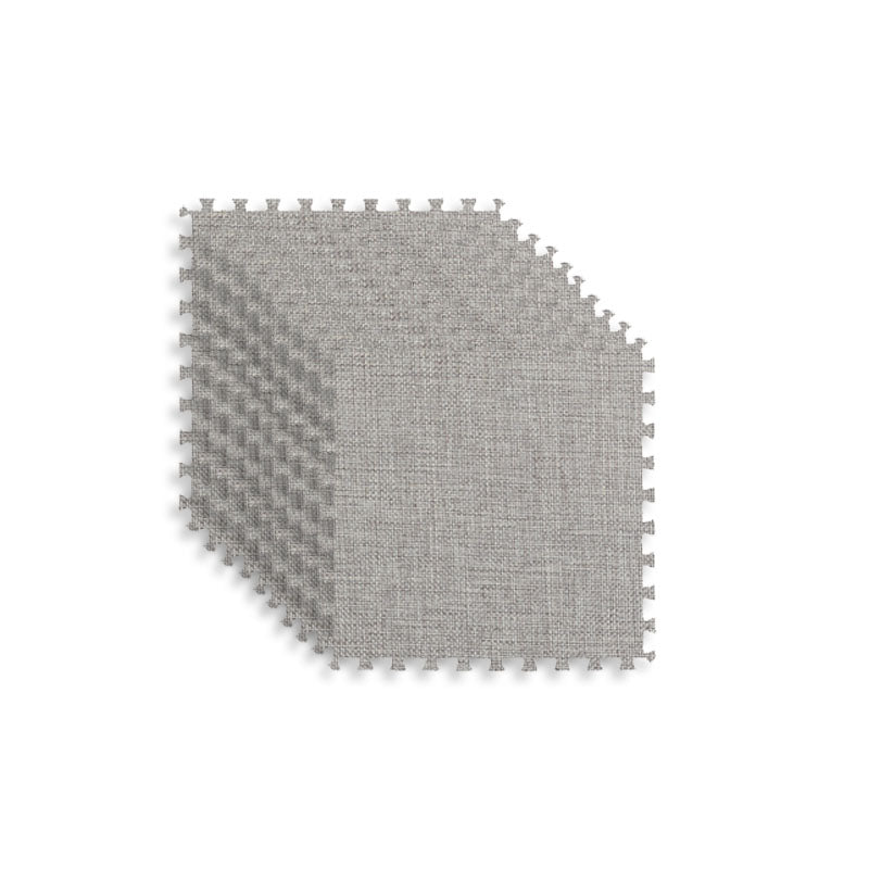 Carpet Tile Non-Skid Fade Resistant Solid Color Interlocking Carpet Tiles Dining Room