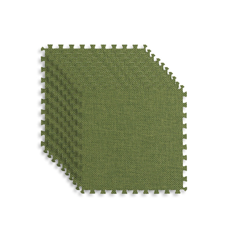 Carpet Tile Non-Skid Fade Resistant Solid Color Interlocking Carpet Tiles Dining Room