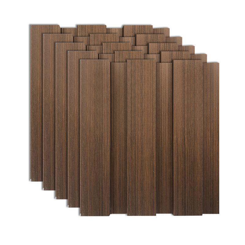 Traditional Backsplash Panels Wood Staple 3D Embossed Waterproof Wall Plank