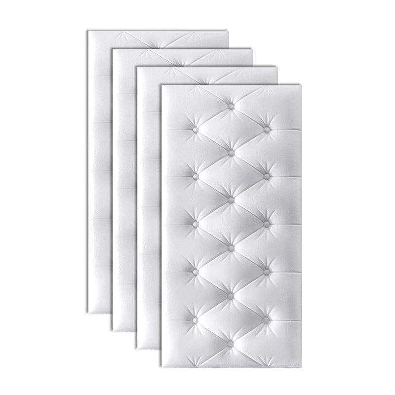 Modern Wall Covering Paneling Smooth Wall Interior Upholstered Plank Set of 4