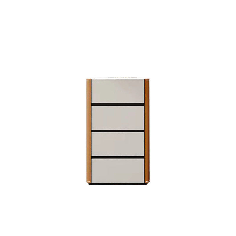 Modern Stone Lingerie Chest Vertical Storage Chest for Bedroom