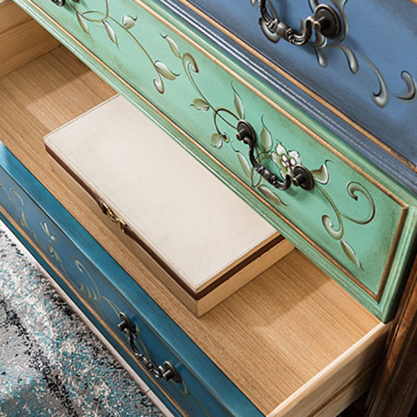 Traditional Storage Chest Solid Wood Dresser with 3/4/5 Drawers , 13.65 Inch W