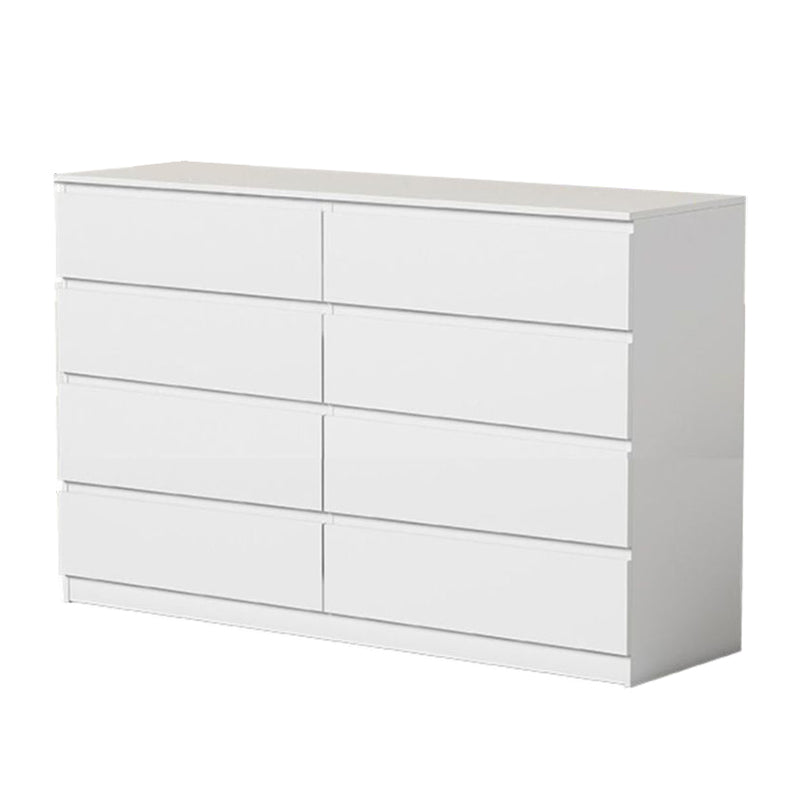 Contemporary Storage Chest Manufactured Wood Dresser with 3/4/5/6/8 Drawers