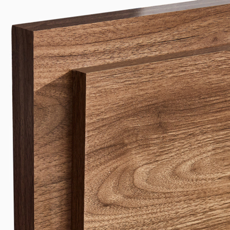 Contemporary Horizontal Double Dresser White/Gray Storage Dresser for Home