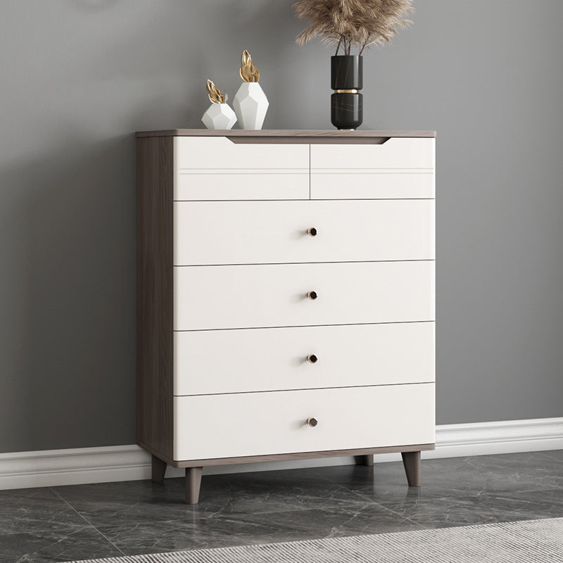 Modern Marble Double Dresser Horizontal Storage Chest for Bedroom
