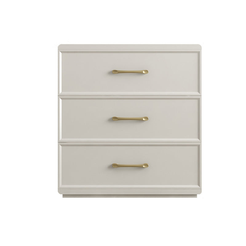 Contemporary Glam Storage Chest Birch Vertical Storage Chest Dresser for Bedroom