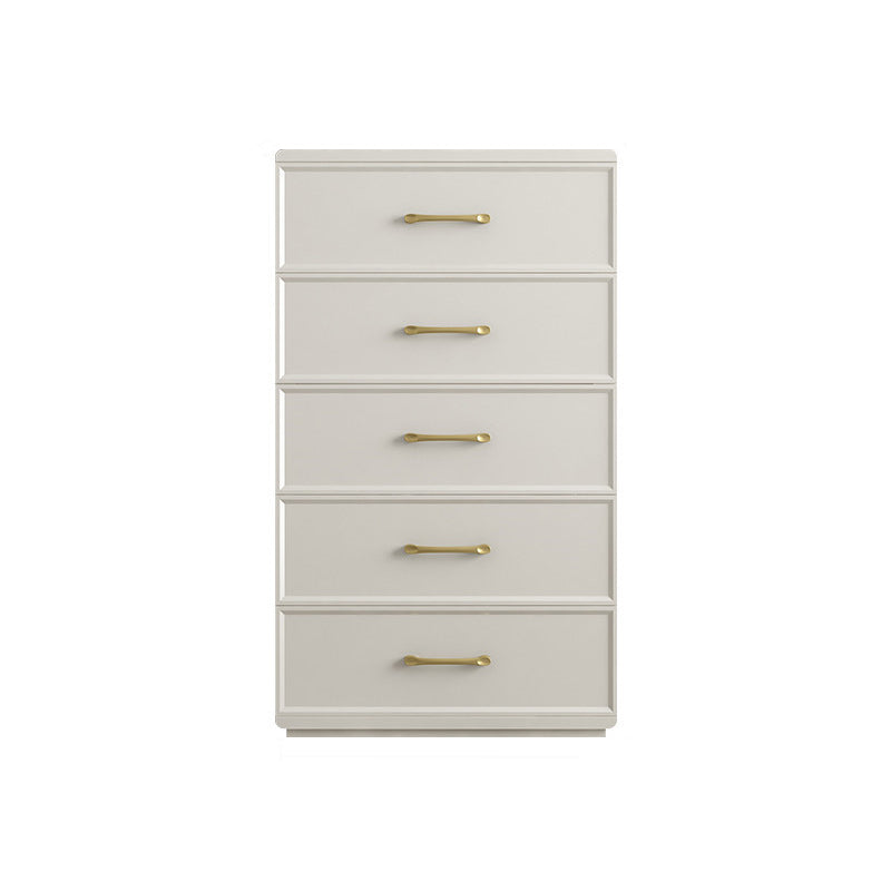 Contemporary Glam Storage Chest Birch Vertical Storage Chest Dresser for Bedroom