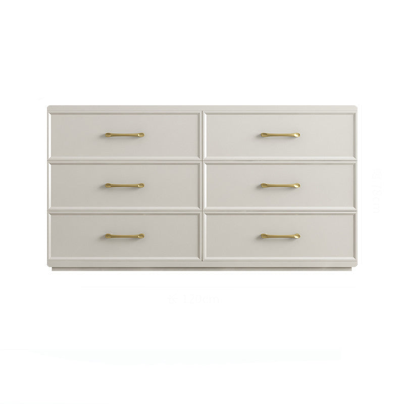 Contemporary Glam Storage Chest Birch Vertical Storage Chest Dresser for Bedroom