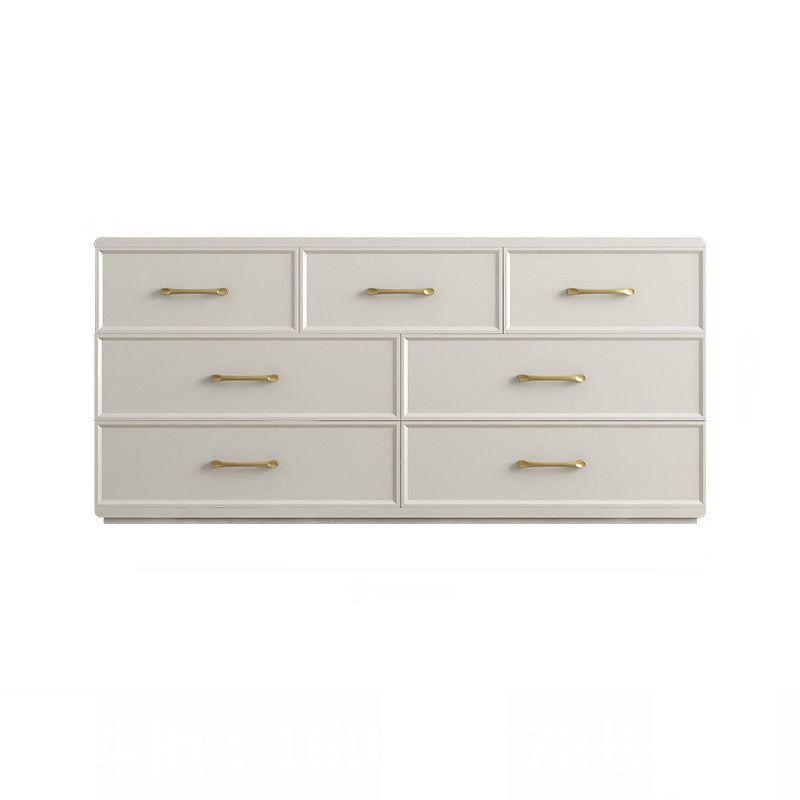 Contemporary Glam Storage Chest Birch Vertical Storage Chest Dresser for Bedroom