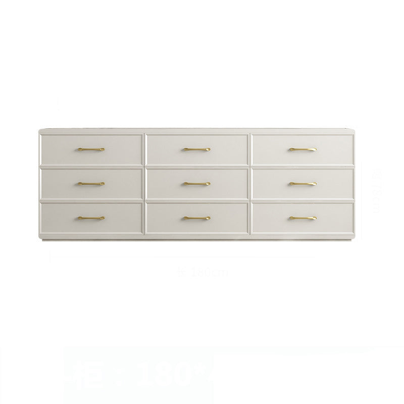 Contemporary Glam Storage Chest Birch Vertical Storage Chest Dresser for Bedroom