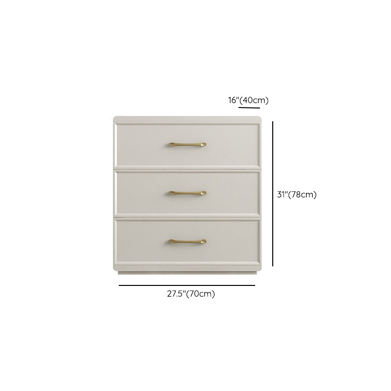 Contemporary Glam Storage Chest Birch Vertical Storage Chest Dresser for Bedroom