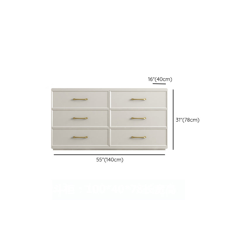 Contemporary Glam Storage Chest Birch Vertical Storage Chest Dresser for Bedroom