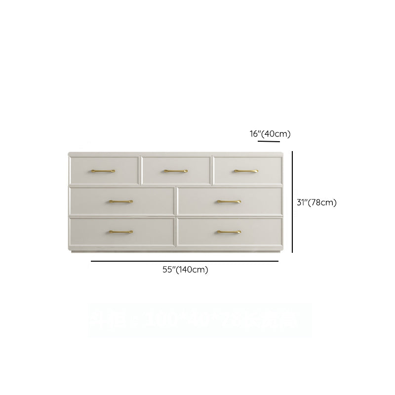 Contemporary Glam Storage Chest Birch Vertical Storage Chest Dresser for Bedroom