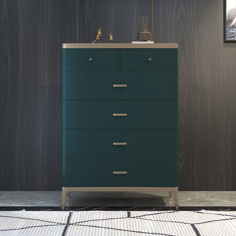 Classic Glam Solid Wood Lingerie Chest Vertical Storage Chest for Bedroom