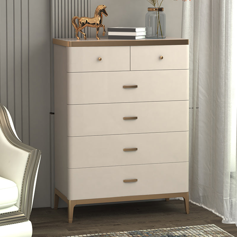 Classic Glam Solid Wood Lingerie Chest Vertical Storage Chest for Bedroom