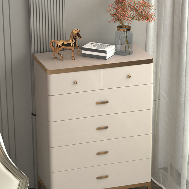 Classic Glam Solid Wood Lingerie Chest Vertical Storage Chest for Bedroom