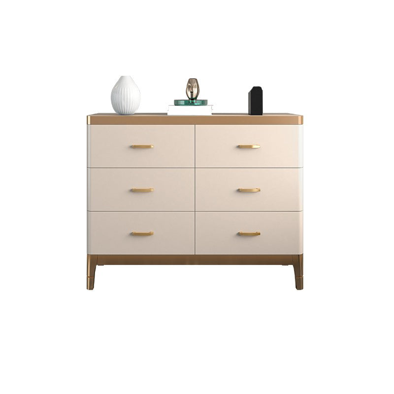 Classic Glam Solid Wood Lingerie Chest Vertical Storage Chest for Bedroom