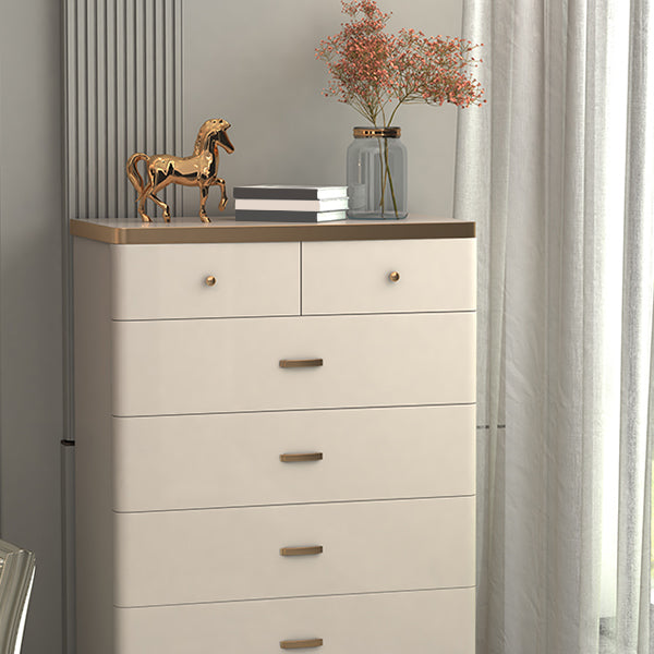 Classic Glam Solid Wood Lingerie Chest Vertical Storage Chest for Bedroom