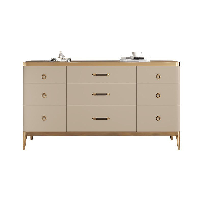 Classic Glam Solid Wood Lingerie Chest Vertical Storage Chest for Bedroom