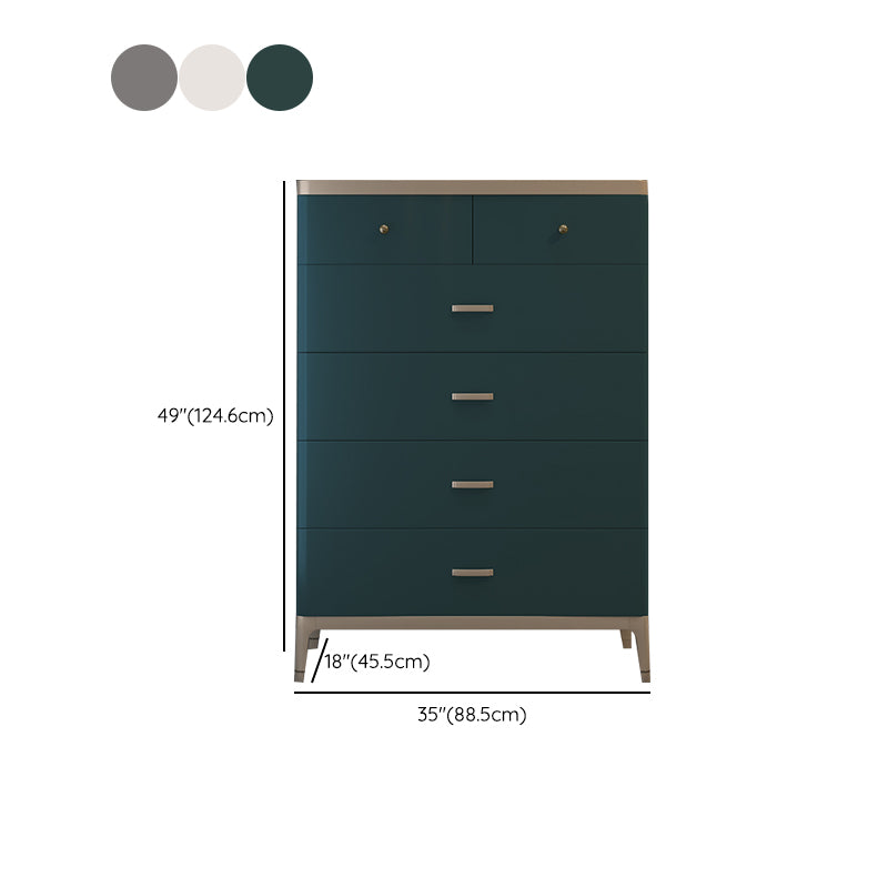 Classic Glam Solid Wood Lingerie Chest Vertical Storage Chest for Bedroom