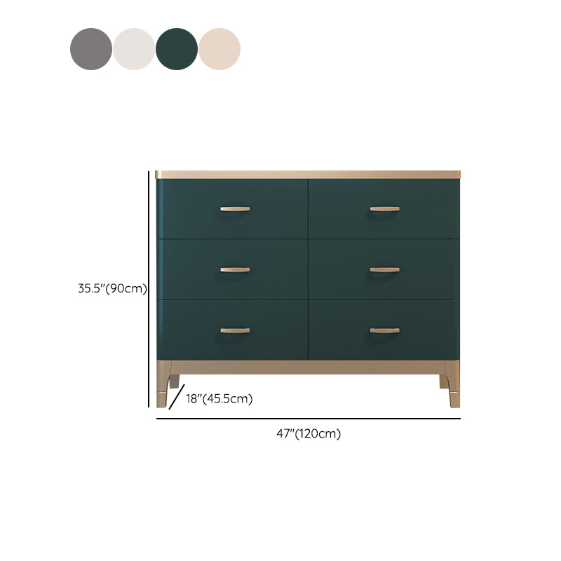 Classic Glam Solid Wood Lingerie Chest Vertical Storage Chest for Bedroom