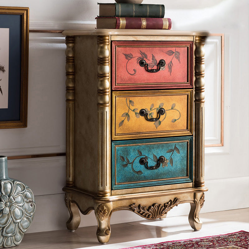 Traditional Storage Chest Solid Wood Dresser with 3/4/5 Drawers , 13.65 Inch Width