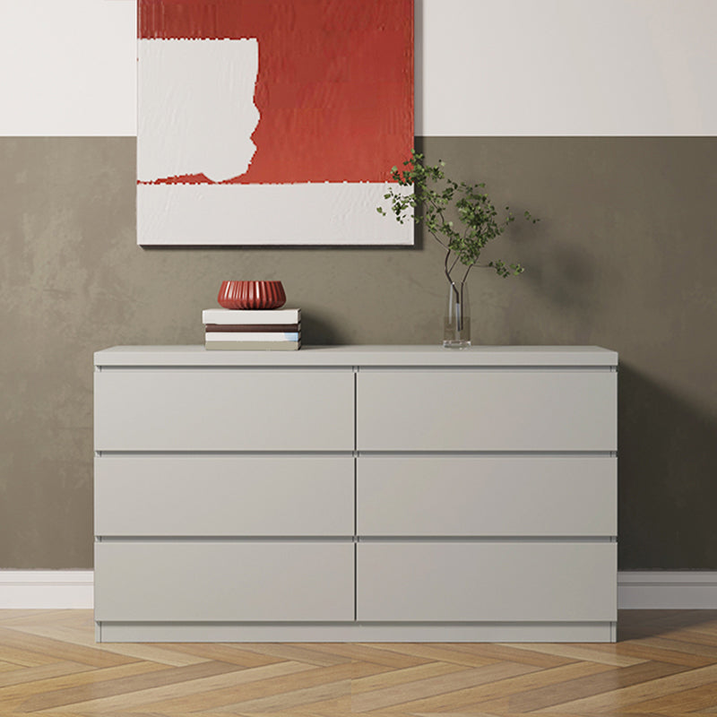 Horizontal Double Dresser Modernism Storage Dresser with 6 Dressers for Home
