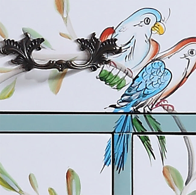 9 Drawers Chest Wooden Horizontal Traditional Dresser without Mirror