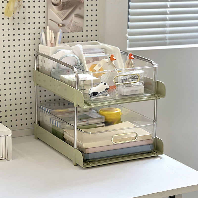 Modern Open Back Standard Bookshelf Plastic Bookcase for Study Room