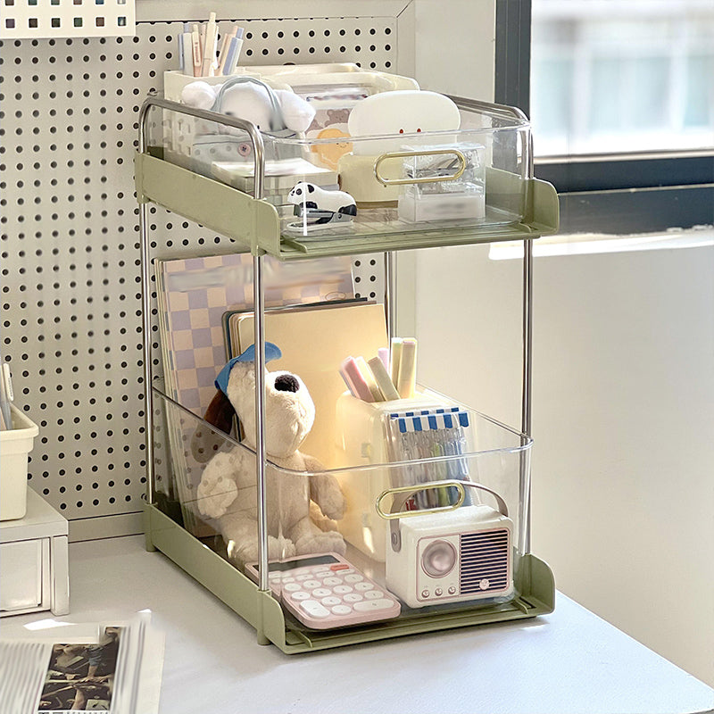 Modern Open Back Standard Bookshelf Plastic Bookcase for Study Room