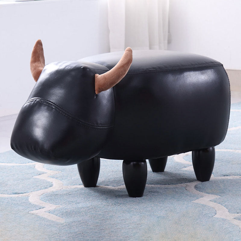 Fabric Standard Stool Modern Style Simple Household Footstool