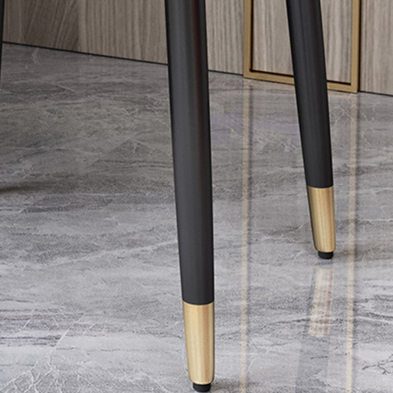 Leather Standard Stool Modern Style Simple Household Rectangular Stool