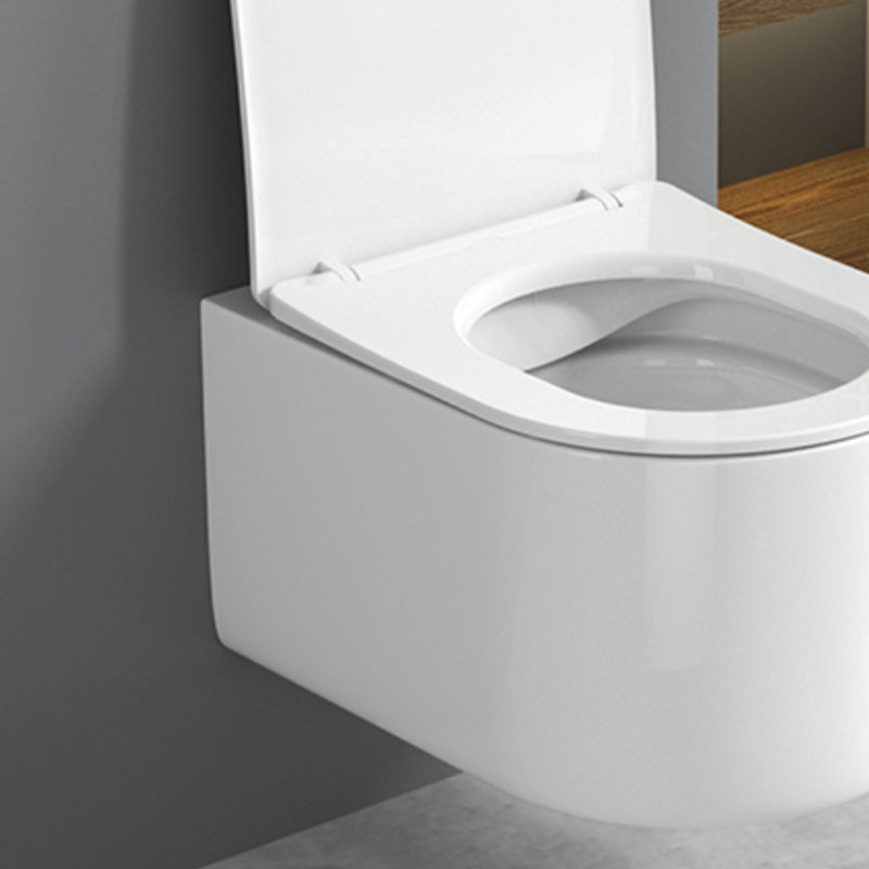 Contemporary Wall Mount Flush Toilet Ceramic Urine Toilet for Bathroom
