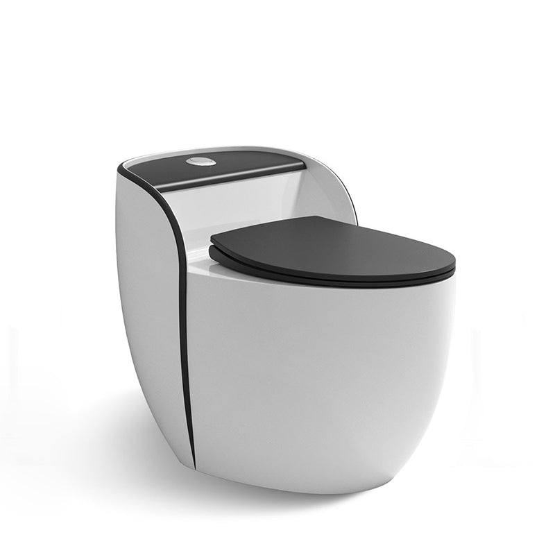 Contemporary Floor Mount Flush Toilet Siphon Jet Urine Toilet for Bathroom