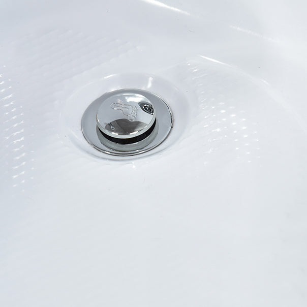 Modern Corner Soaking Bathtub Antique Finish Back to Wall Bath Tub