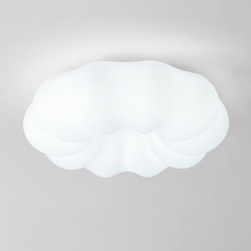Contemporary White Ceiling Light LED Flush Mount Lighting for Hallway Kitchen