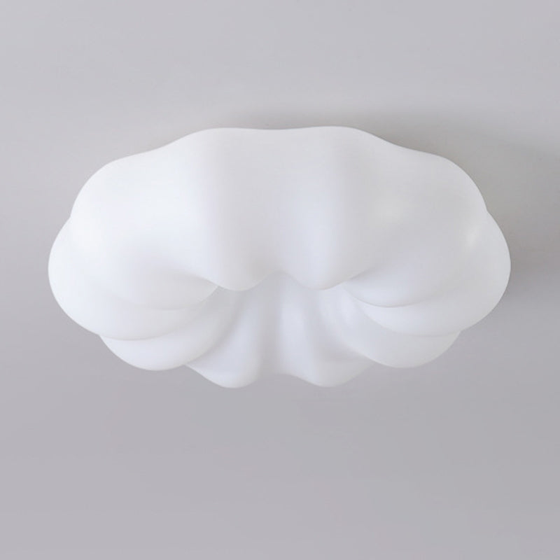 Contemporary White Ceiling Light LED Flush Mount Lighting for Hallway Kitchen