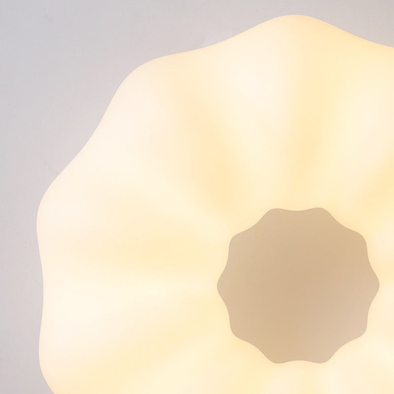 Contemporary White Ceiling Light LED Flush Mount Lighting for Hallway Kitchen
