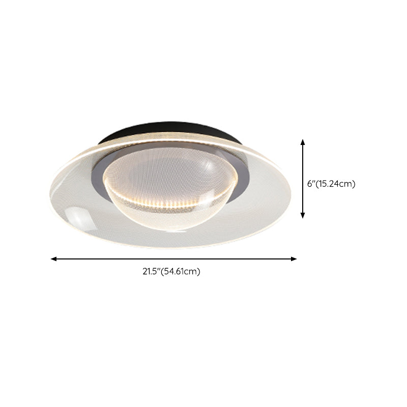 Nordic Flush Mount Acrylic LED Ceiling Light Fixture for Bedroom