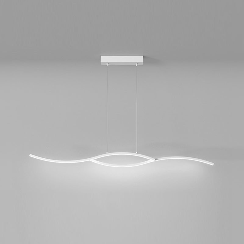 Contemporary Ceiling Light LED Black/White Kitchen Island Lighting for Dining Room