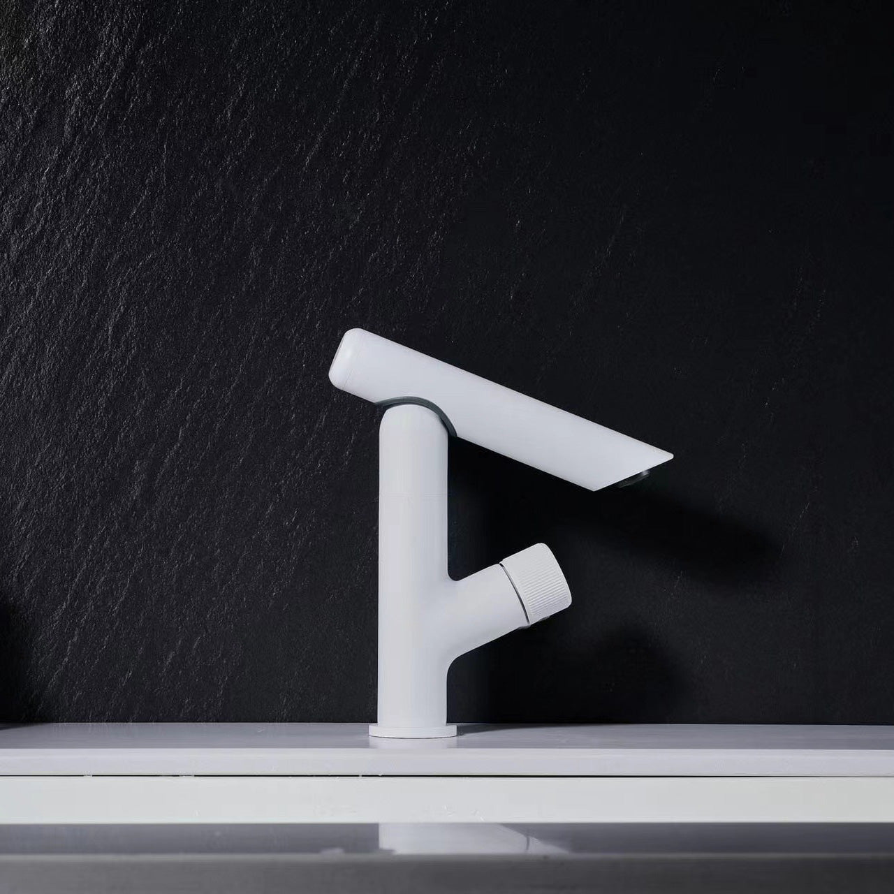 Modern Vessel Sink Bathroom Faucet Metal Knob Handle Vessel Faucet