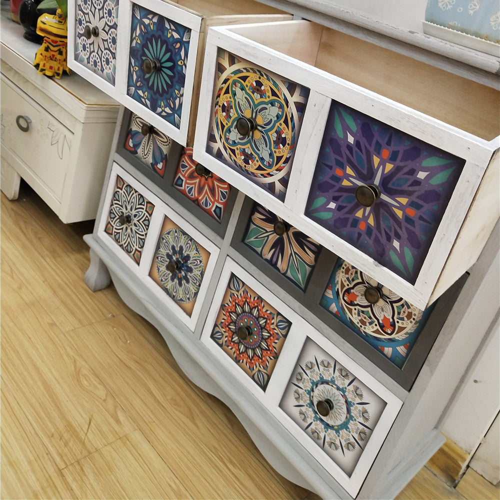 Coastal Storage Chest Dresser Solid Wood Storage Chest with 3/6/8/10 Drawers