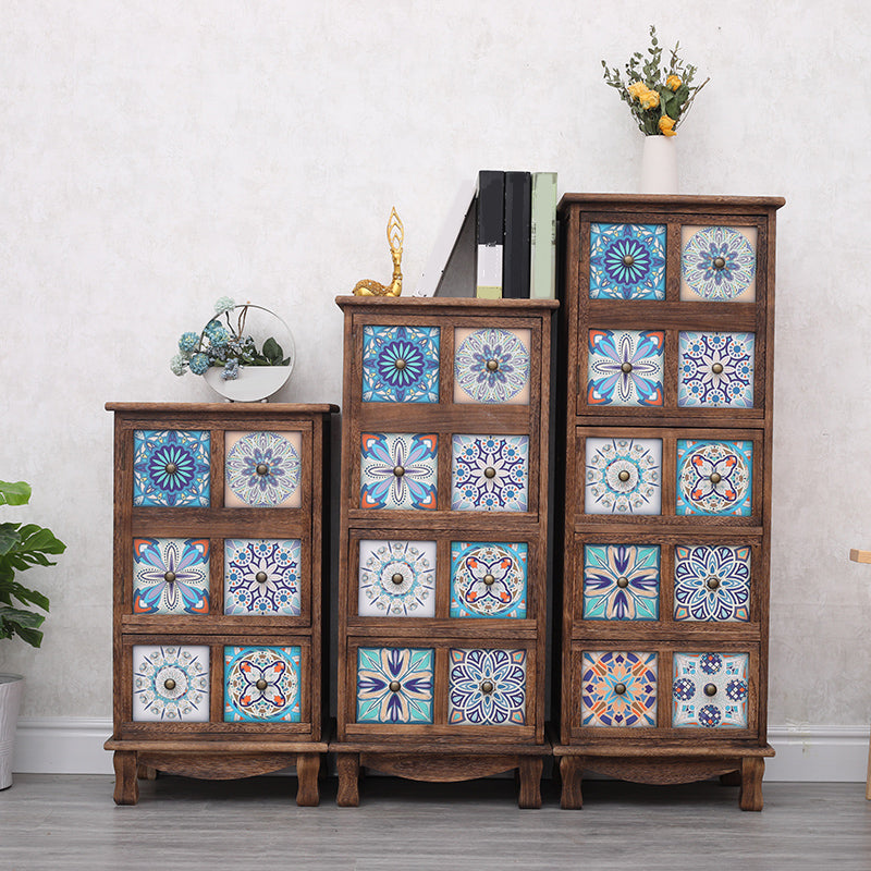 Coastal Storage Chest Dresser Solid Wood Storage Chest with 3/6/8/10 Drawers